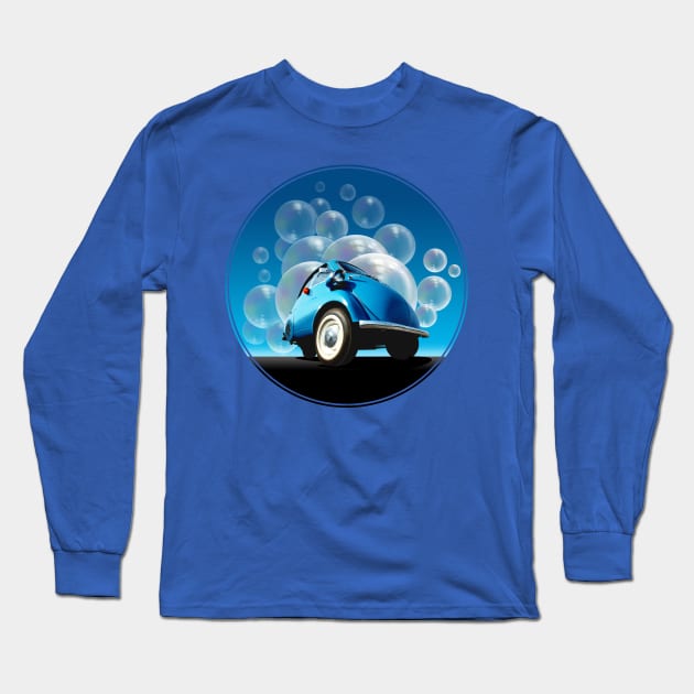 Bubble car Long Sleeve T-Shirt by candcretro